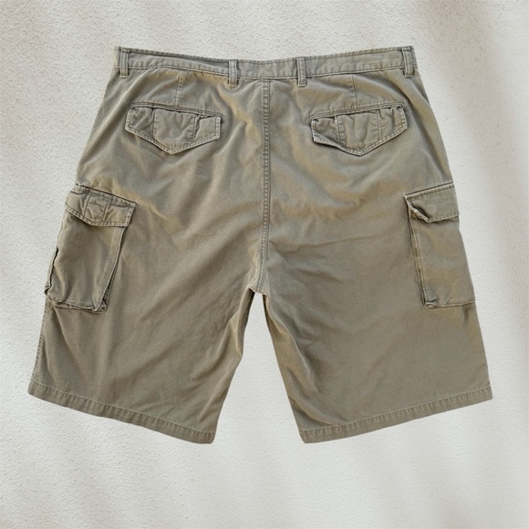Route 66 Big & Tall Olive Green Sturdy Cotton Cargo Shorts ~ Men’s 42 - Picture 2 of 10